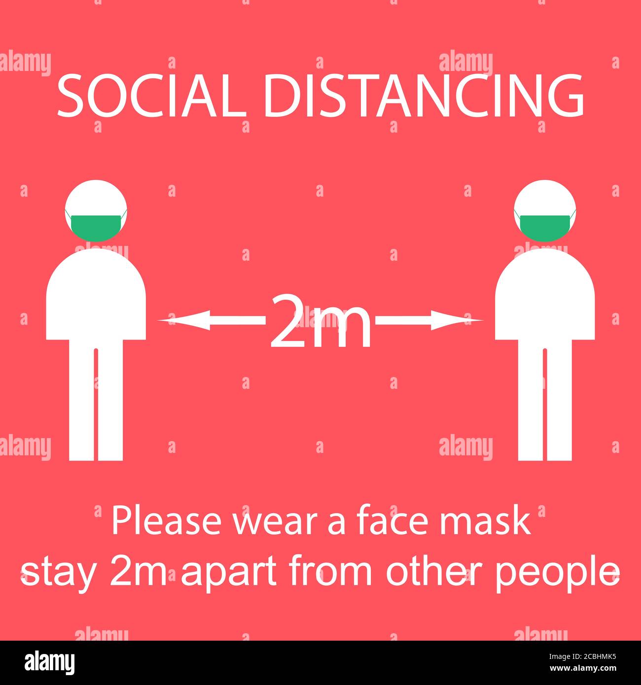 Icon people concept Social Distancing stay 2m apart from other people ...