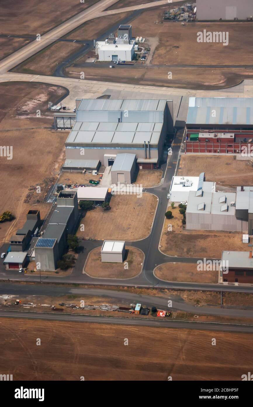 Aerial Shot Of Industrial Buildings Stock Photo Alamy aerial-shot-of-industrial-buildings-stock-photo-alamy