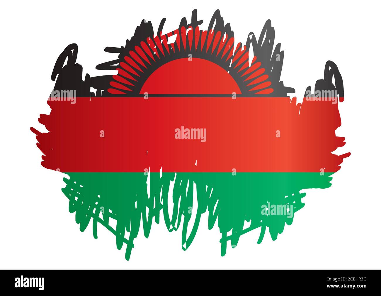 Flag of Malawi, Republic of Malawi. Template for award design, an ...