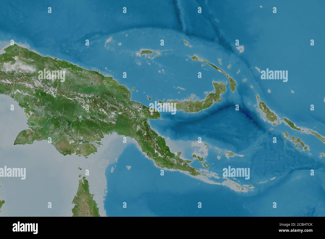 Satellite Map Of Png Satellite View Papua New Guinea High Resolution Stock Photography And Images  - Alamy