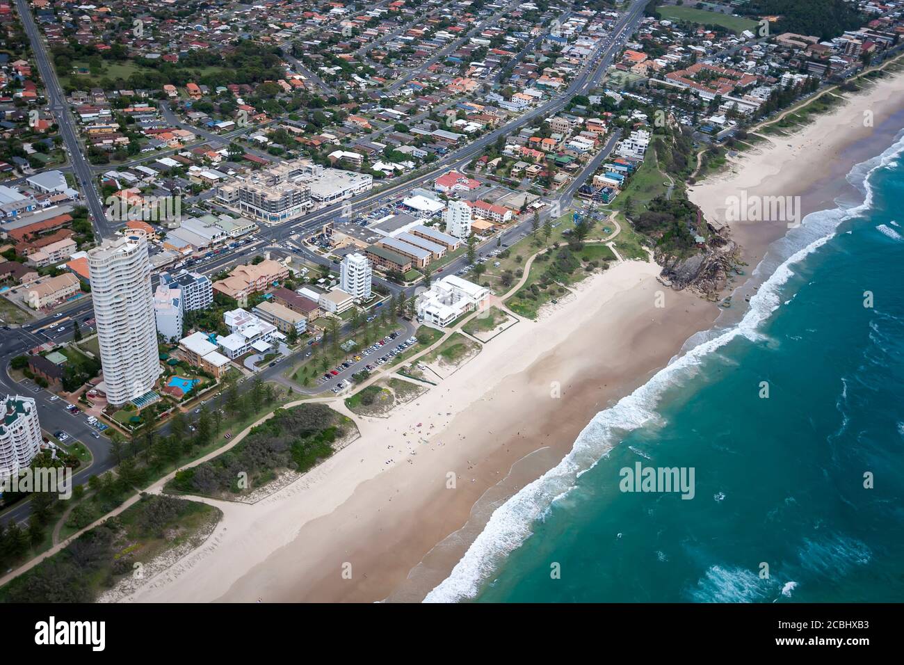 Helicopter Aerial Photography Gold Coast Stock Photo Alamy