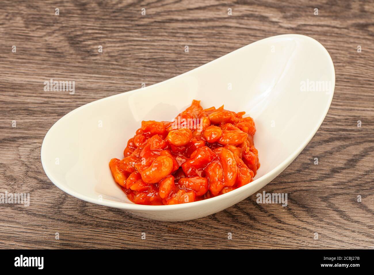 Baked kidney with tomato sauce and pepper Stock Photo Alamy