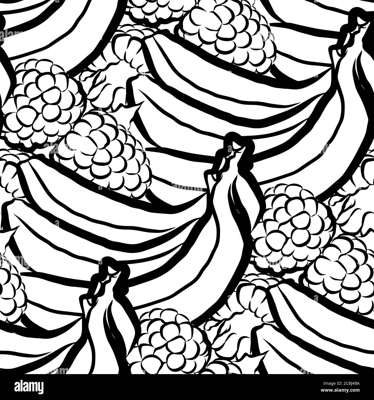 Juicy Fruits Doodle Art Print