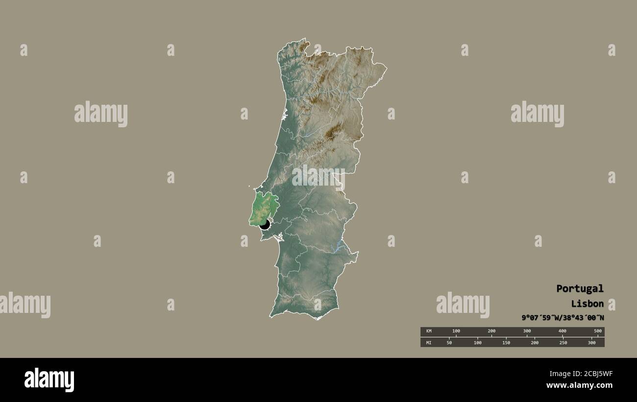 Lisbonne map hires stock photography and images Alamy