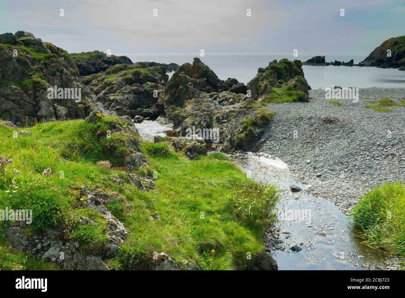 Lairds Bay (port Kale), Dumfries & Galloway Stock Photo
