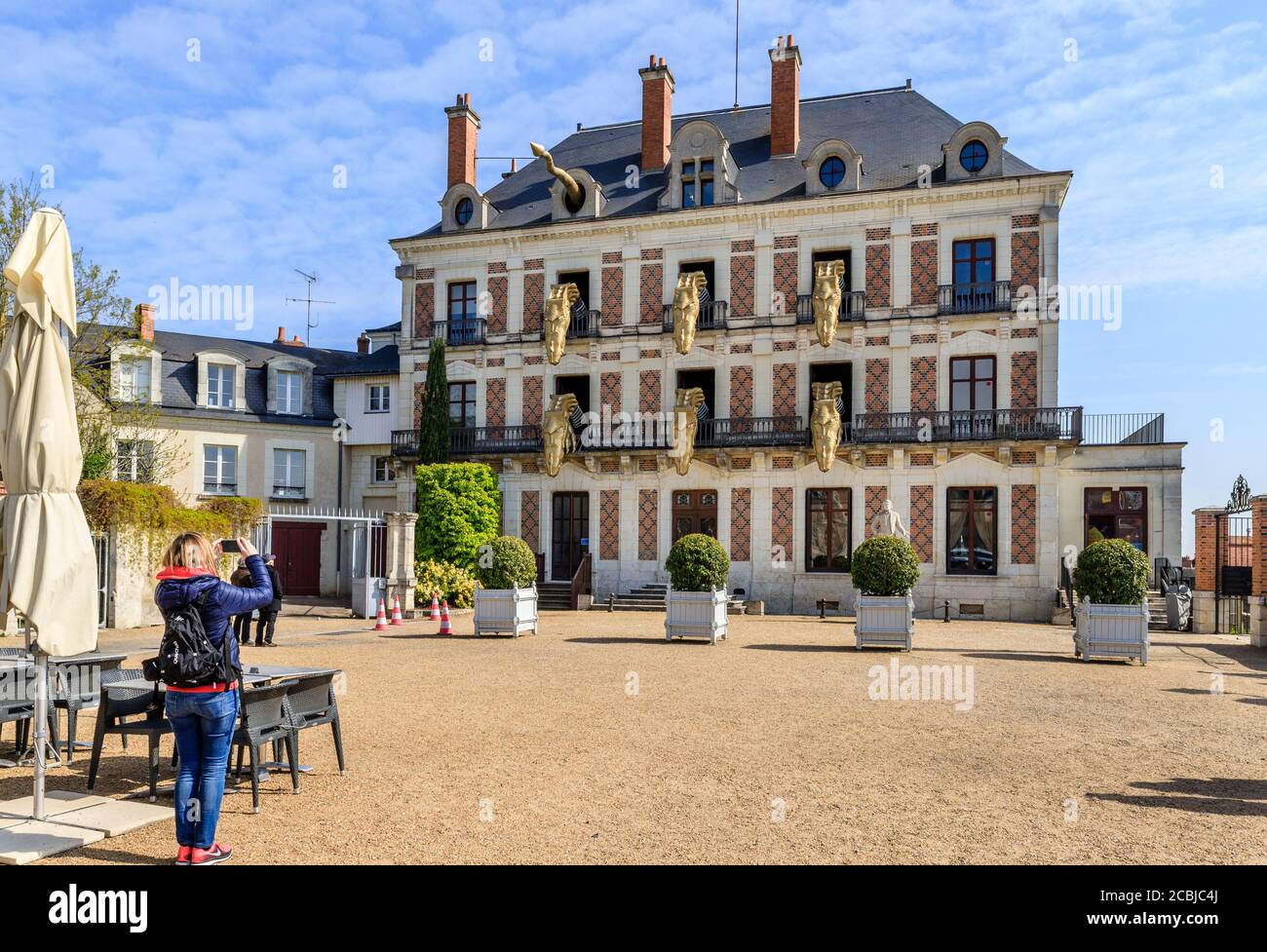 France, Loir et Cher, Loire Valley listed as World Heritage by UNESCO, Blois, Maison de la Magie Robert-Houdin, museum specializing in illusion and pr Stock Photo