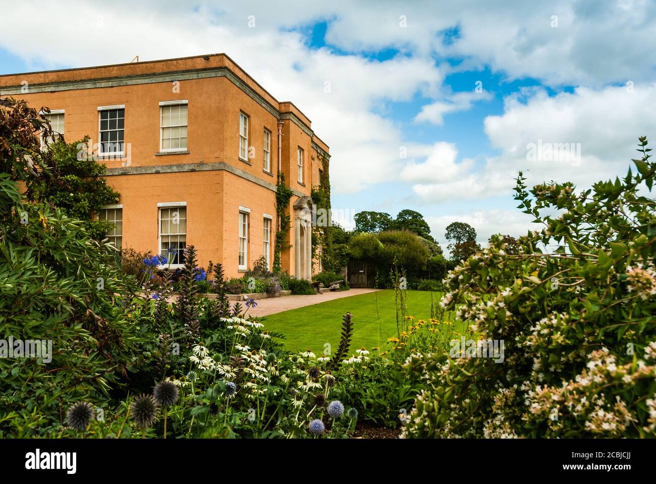 Killerton National Trust House and Garden in Devon. Stock Photo