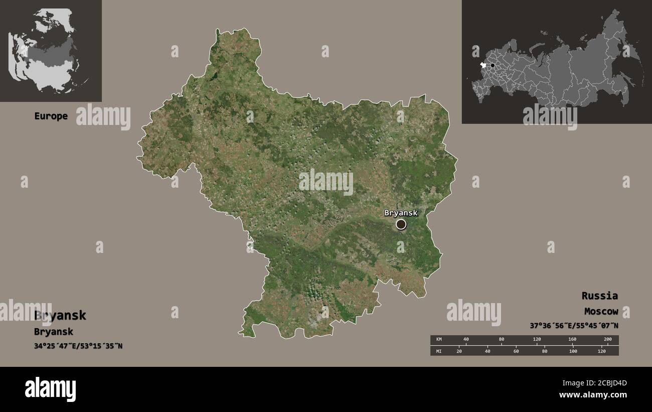 Bryanskaya oblast map hi-res stock photography and images - Alamy