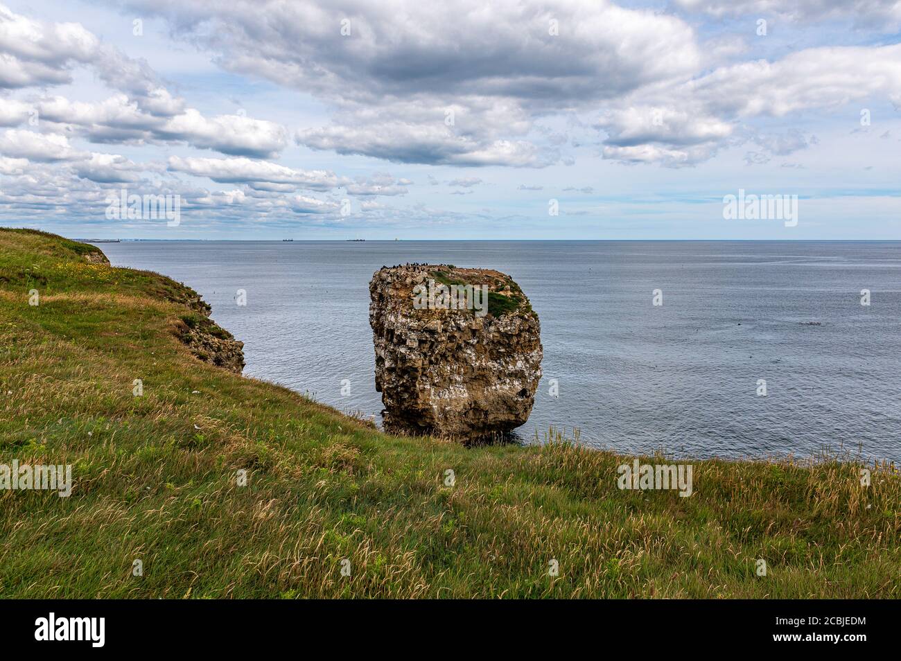 Marsden Rock, Marsden Bay, South Shields, Tyne and Wear, UK Stock Photo