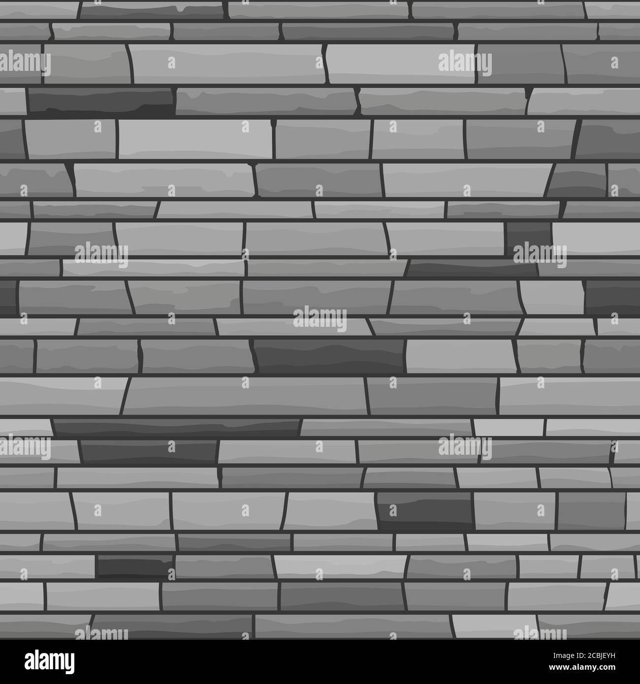 Seamless texture of stonewall Stock Vector