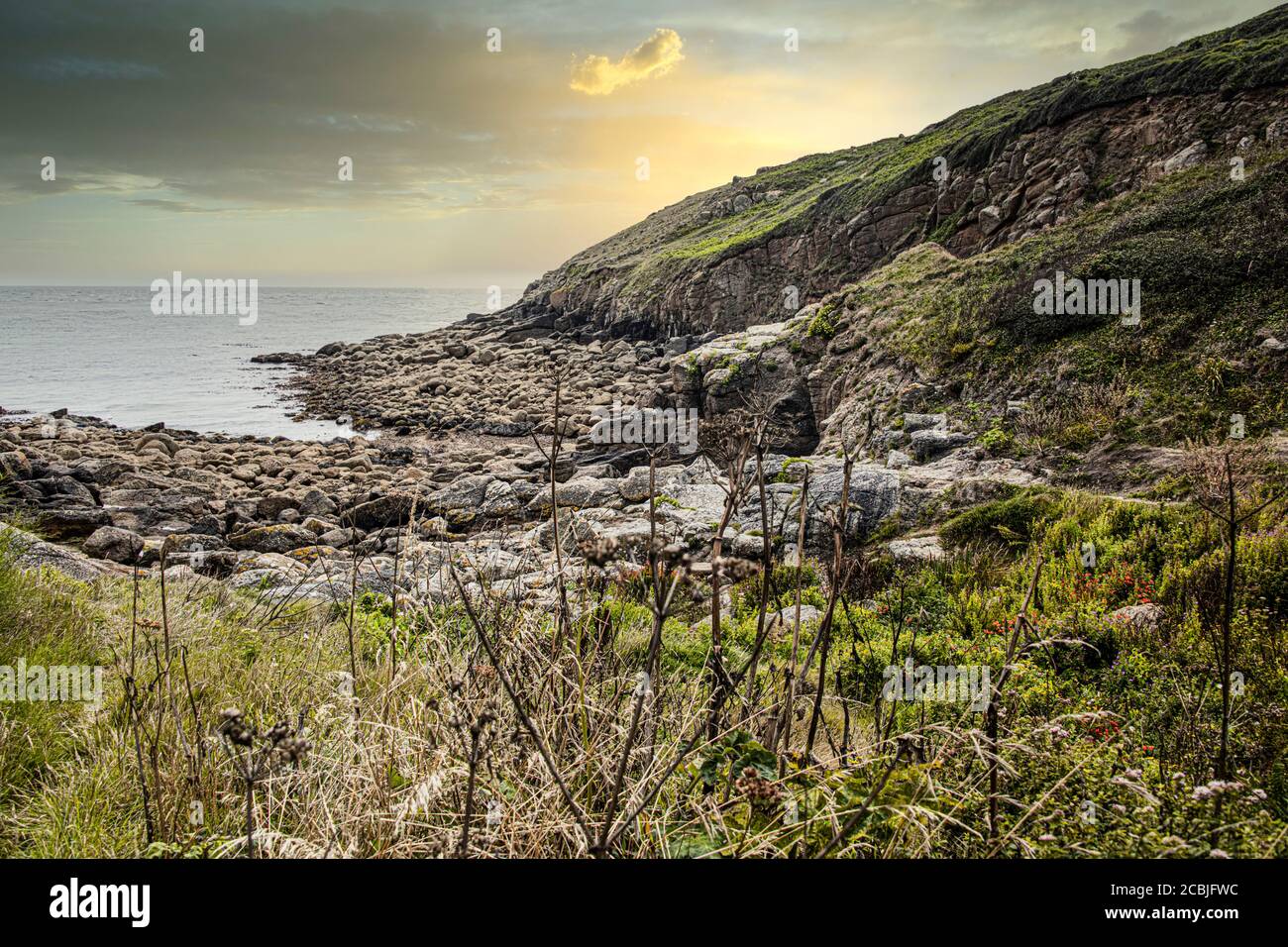 Poldark Filming Locations in Cornwall Stock Photo