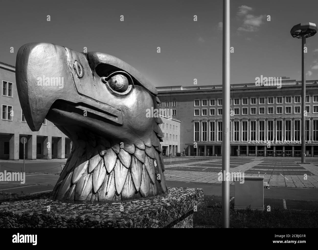 Nazi Eagle - Reichsadler - Berlin Tempelhof Stock Photo