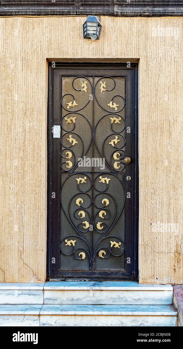 Saudi Arabian doors Stock Photo Alamy
