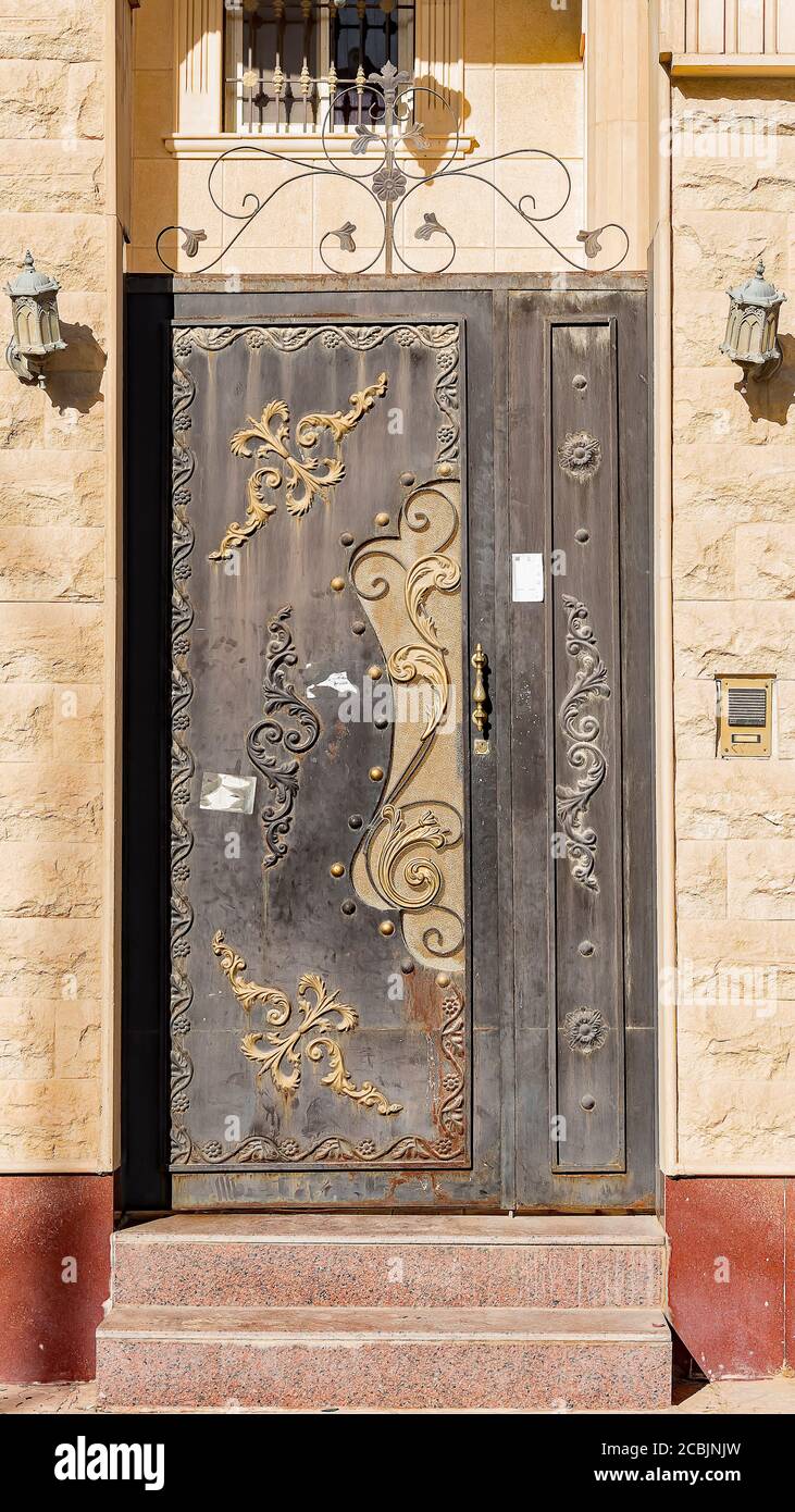 Saudi Arabian doors Stock Photo Alamy