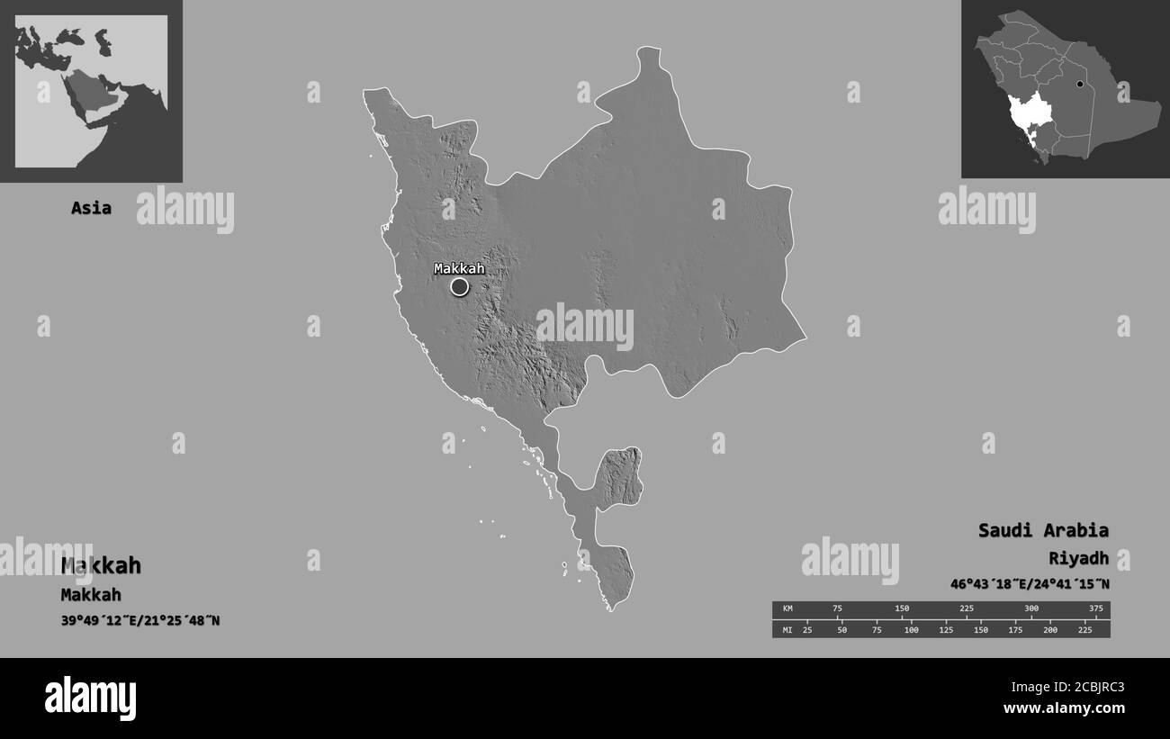 Mecca region Black and White Stock Photos & Images Alamy