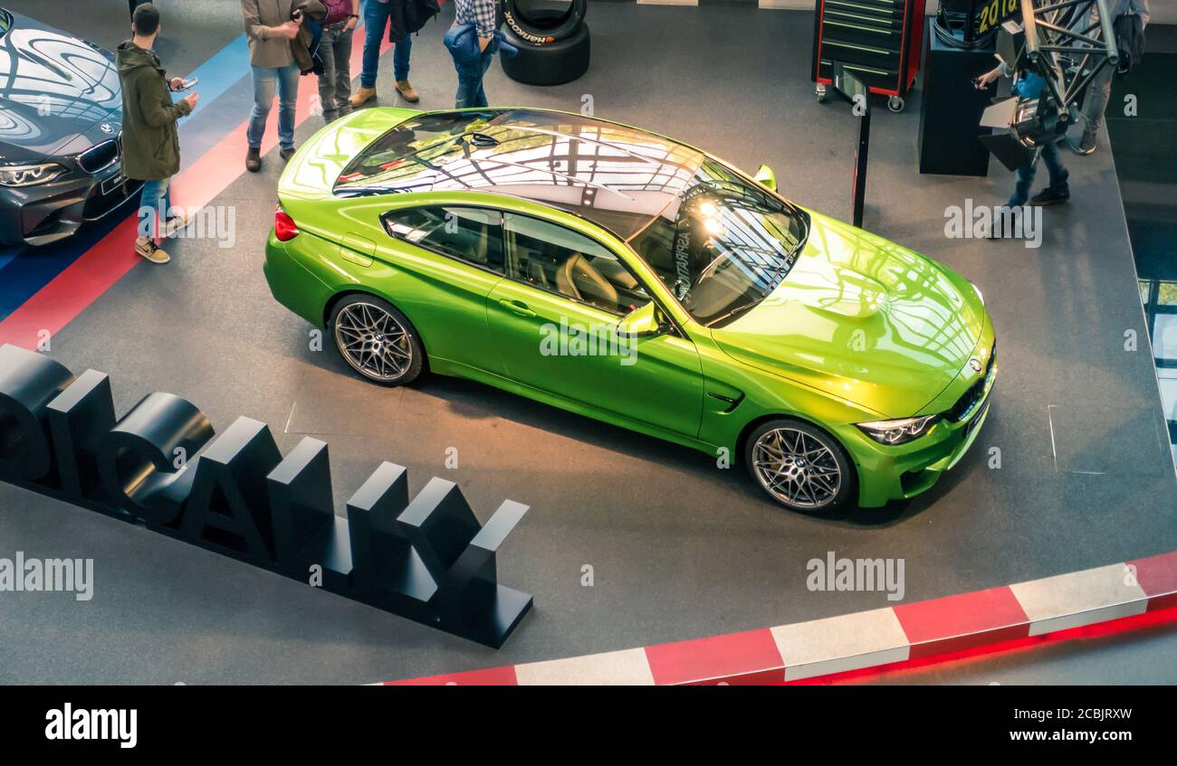 BMW M4 luxury car Stock Photo