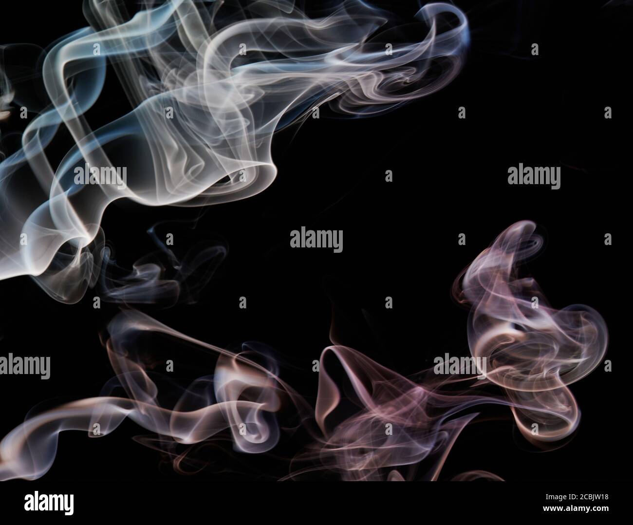 Abstract silky smoke background. Colorful mystic swirl soft wave Stock