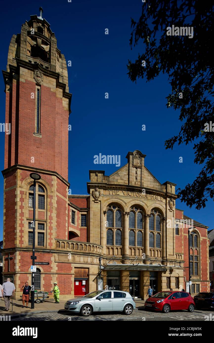 Victoria Hall  Methodist place of worship Sheffield city centre  Grade II listed building Stock Photo