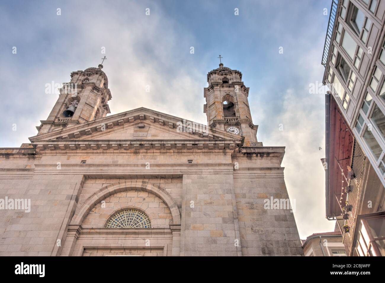 Vigo Cityscape, Galicia, Spain Stock Photo