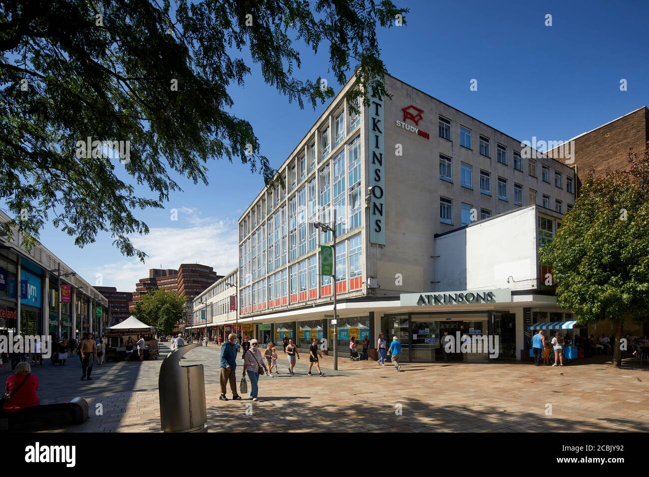 Sheffield city centre The Moor family owned Atkinsons department store of Modernist design Stock Photo