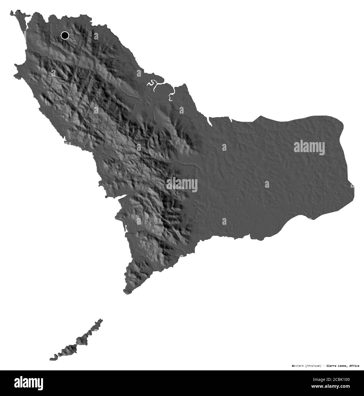 Western sierra leone map Black and White Stock Photos & Images - Alamy
