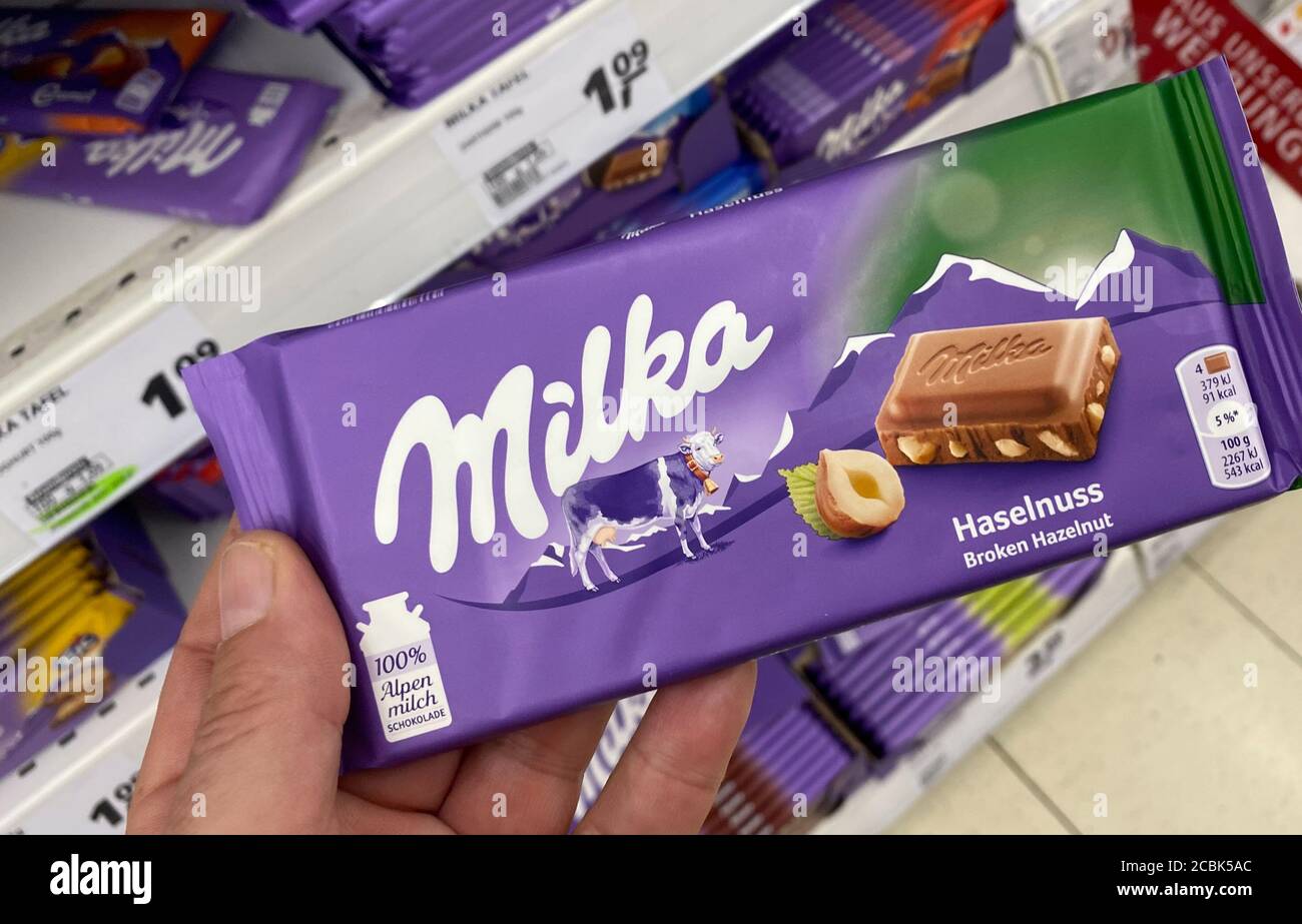 Шоколадка Milka Эстетика