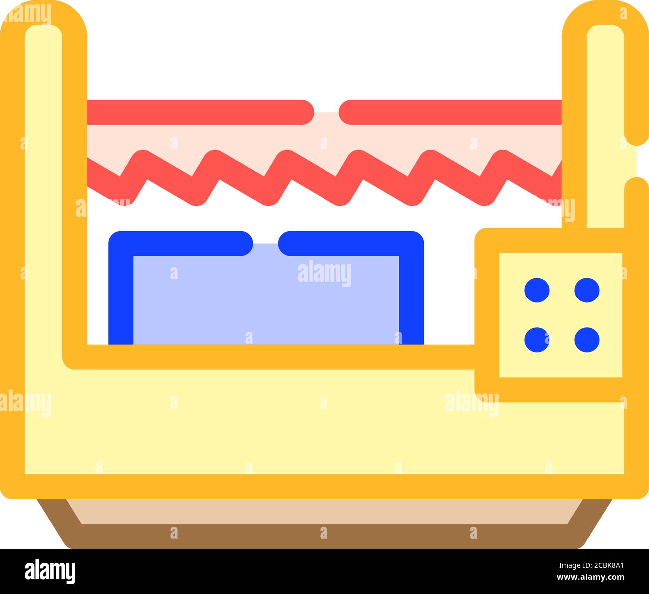 cutting metal color icon vector isolated illustration Stock Vector ...