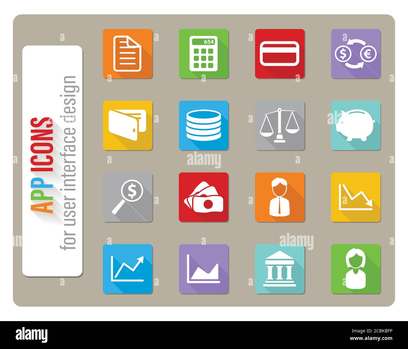 Finance simply icons Stock Vector Image & Art - Alamy