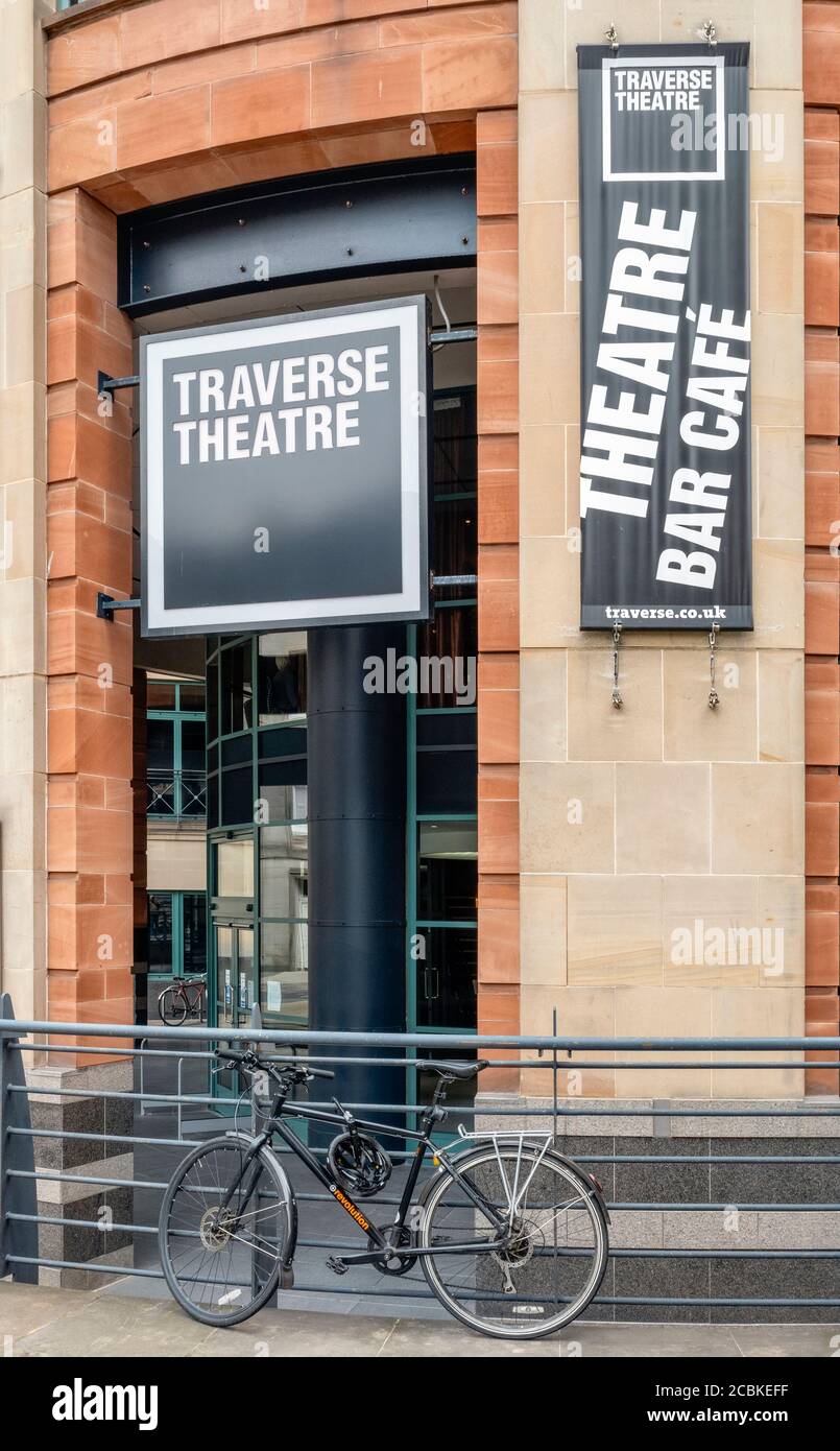 Entrance to the Traverse Theatre, Edinburgh, Scotland, UK. Stock Photo