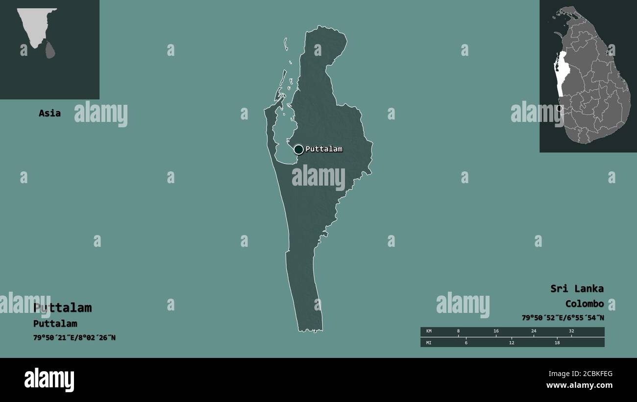 Sky Distance Map Sri Lanka Puttalam High Resolution Stock Photography And Images - Alamy