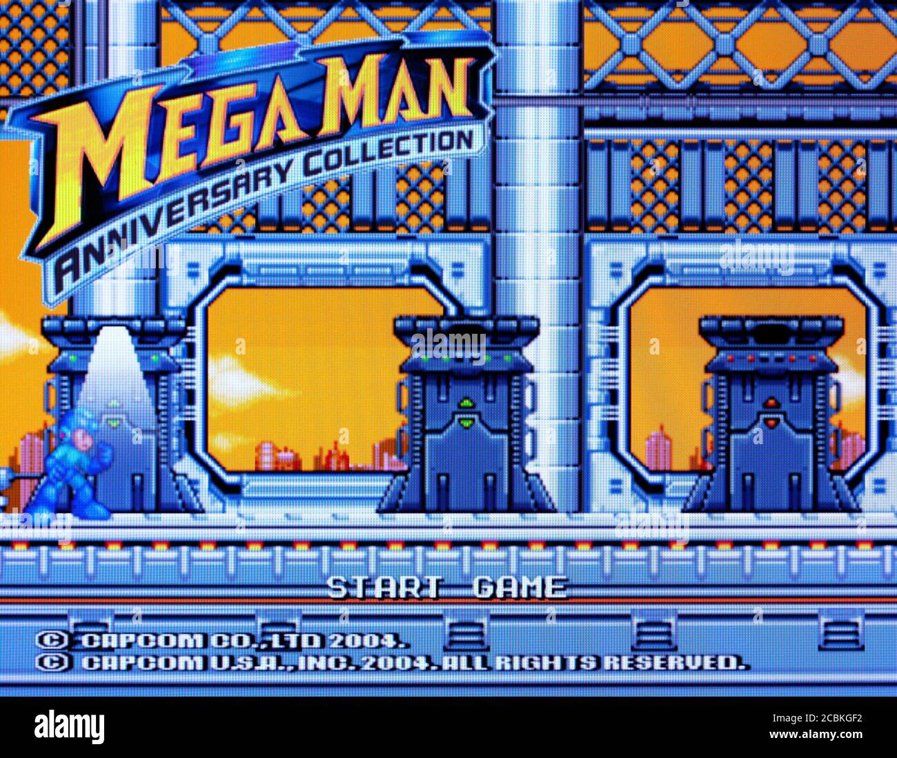 Mega Man Anniversary Collection Nintendo Gamecube Videogame Editorial use only Stock Photo