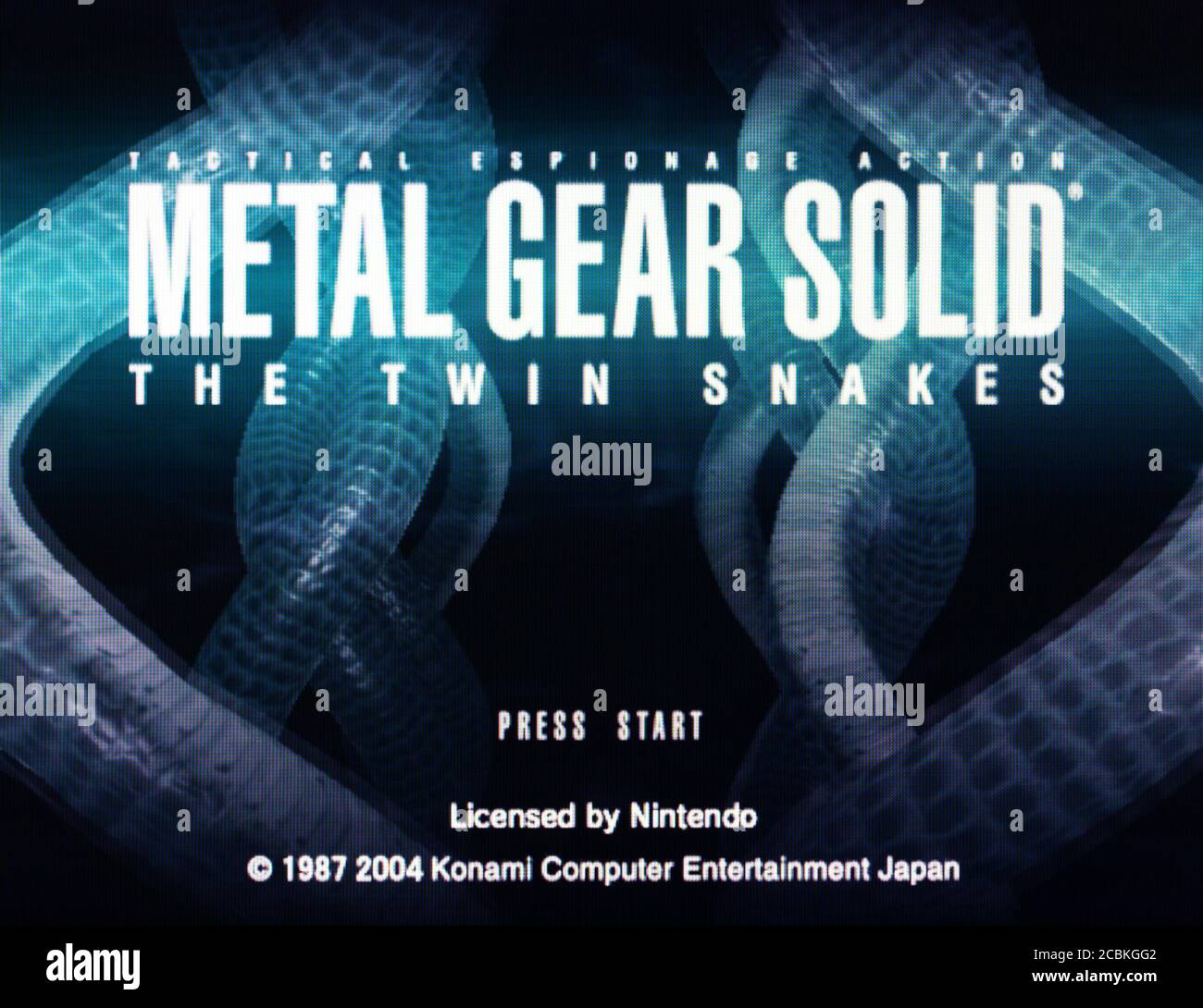 Metal Gear Solid The Twin Snakes - Nintendo Gamecube Videogame - Editorial use only Stock Photo