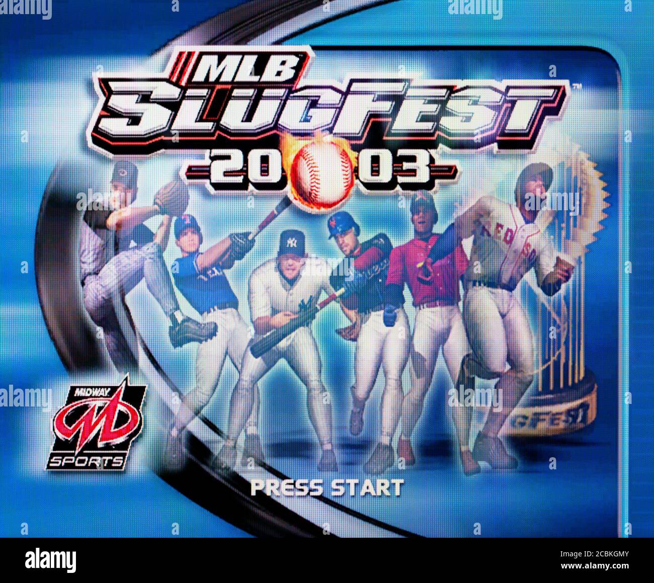 MLB Slugfest 2003 Nintendo Gamecube Videogame Editorial use only