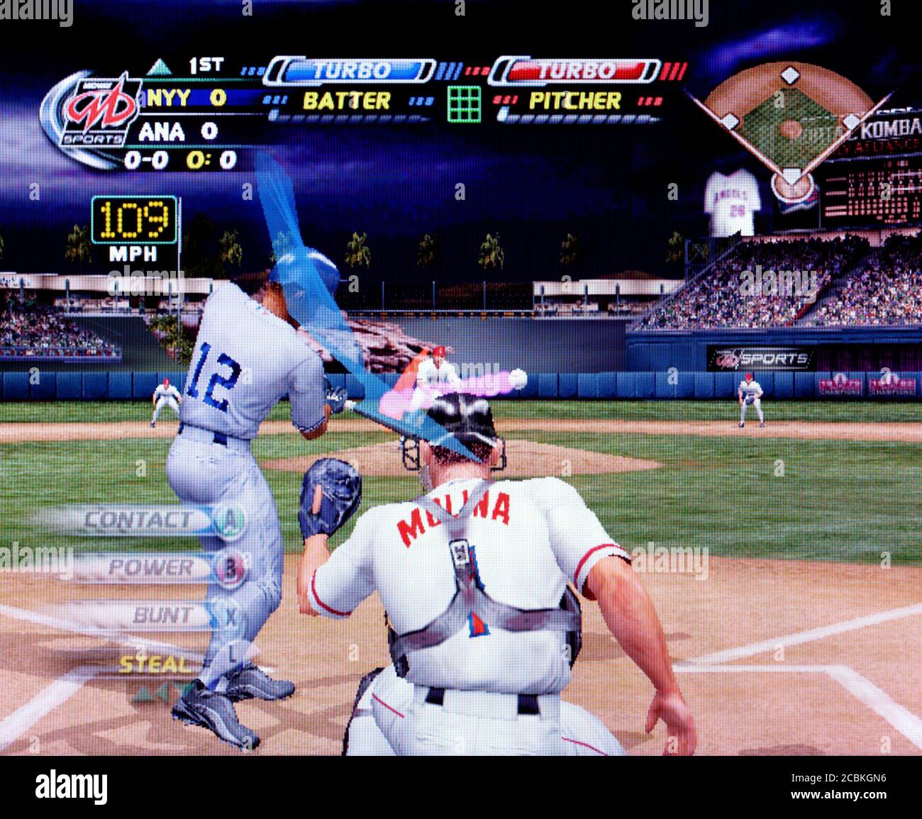 MLB Slugfest 2004 Nintendo Gamecube Videogame Editorial use only
