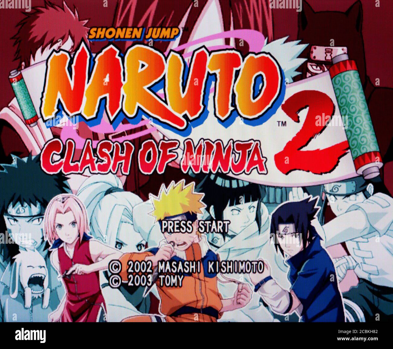 Naruto Clash of Ninja 2 - Nintendo Gamecube Videogame - Editorial use only Stock Photo