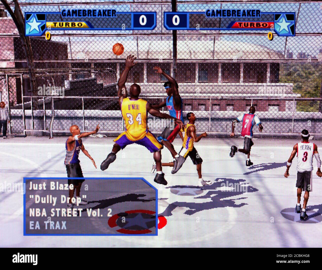 NBA Street Vol 2 - Nintendo Gamecube Videogame - Editorial use only Stock Photo