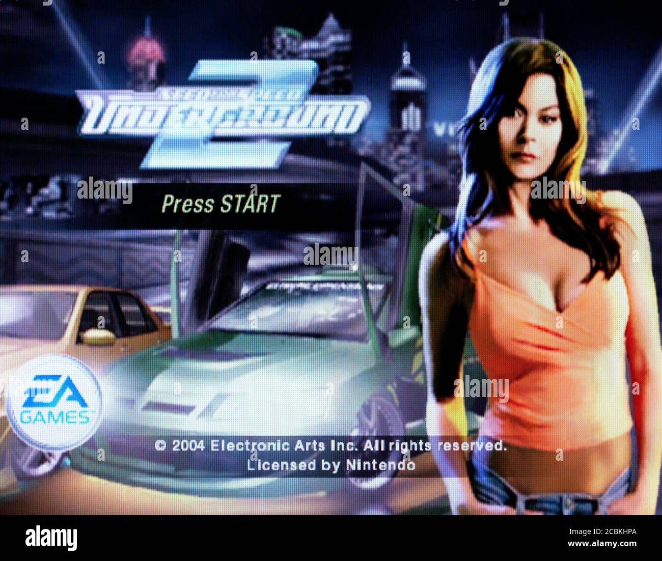 Need for Speed Underground 2 - Nintendo Gamecube Videogame - Editorial use only Stock Photo