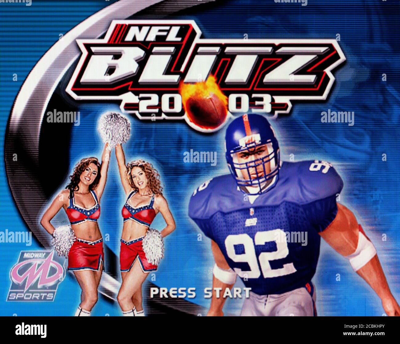 NFL Blitz 2003 - Nintendo Gamecube Videogame - Editorial use only Stock Photo