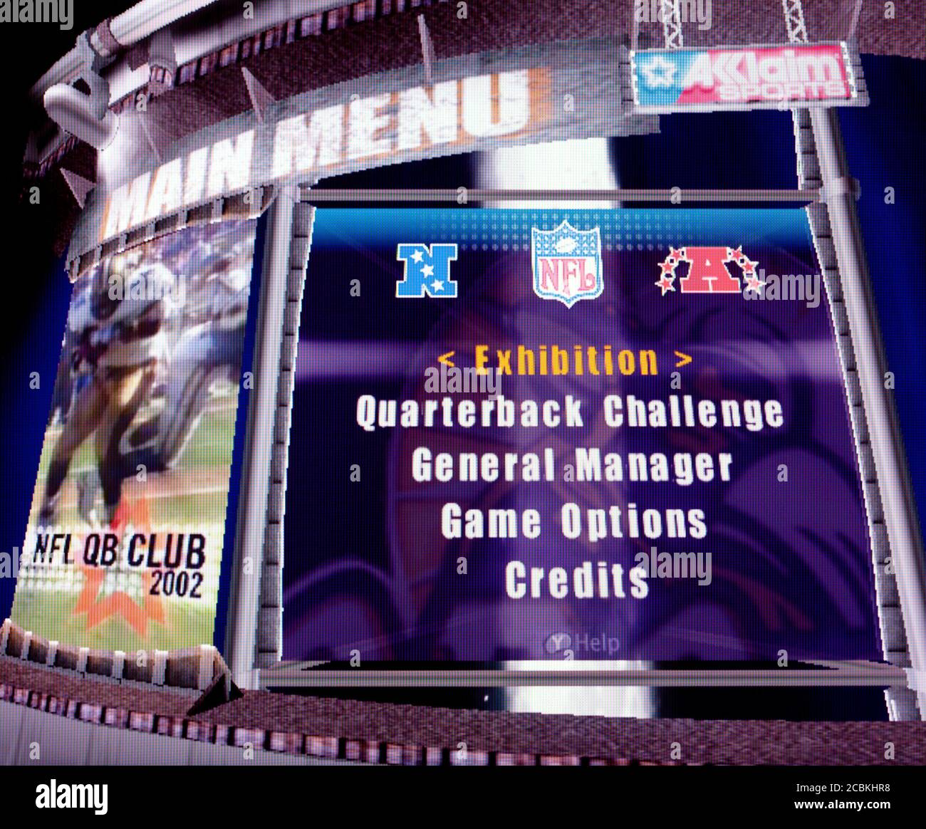 NFL QB Club 2002 - Nintendo Gamecube Videogame - Editorial use only Stock Photo