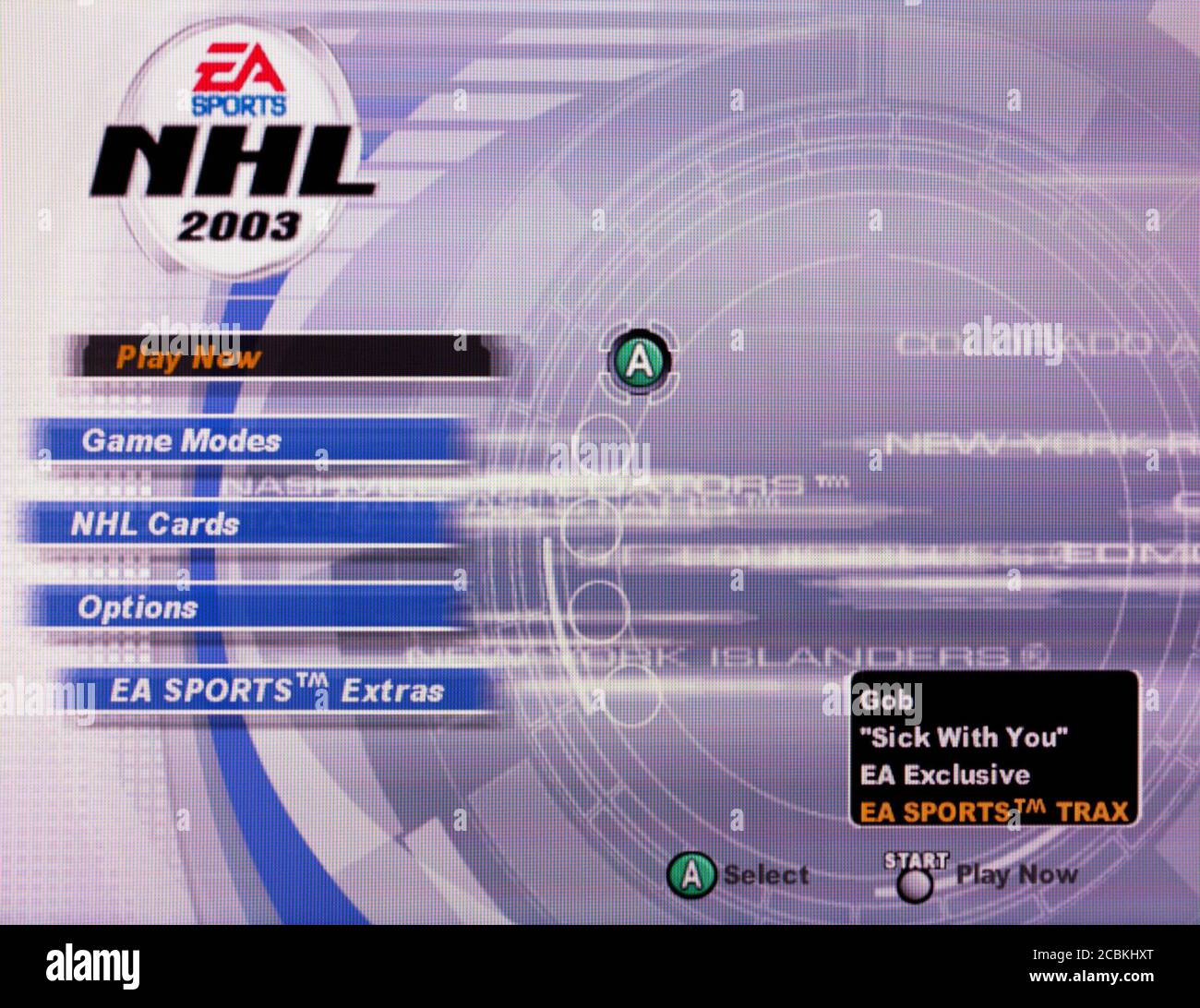 NHL 2003 - Nintendo Gamecube Videogame - Editorial use only Stock Photo