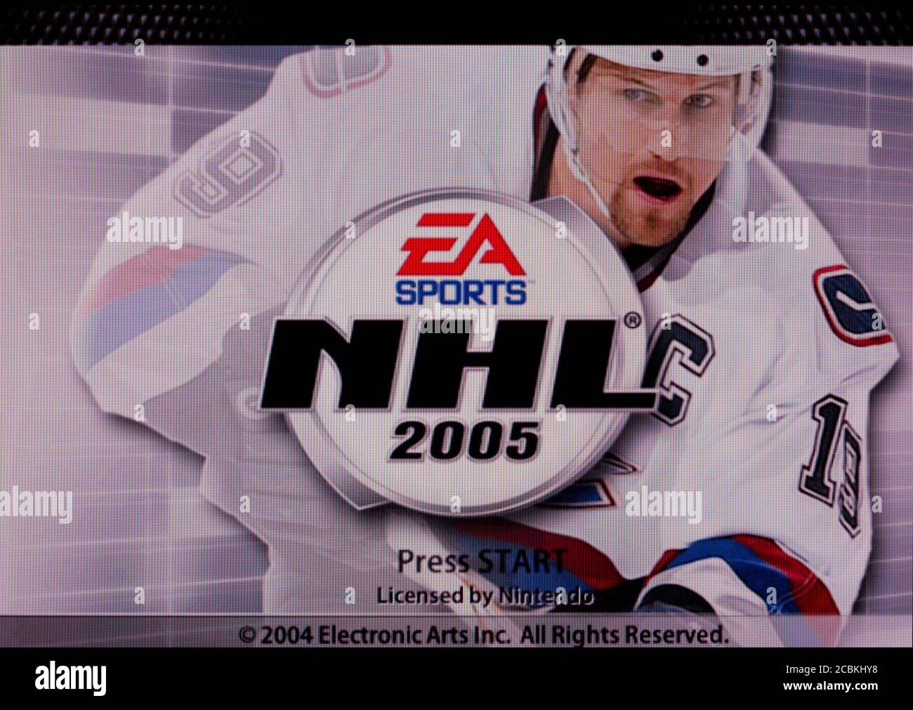 NHL 2005 - Nintendo Gamecube Videogame - Editorial use only Stock Photo