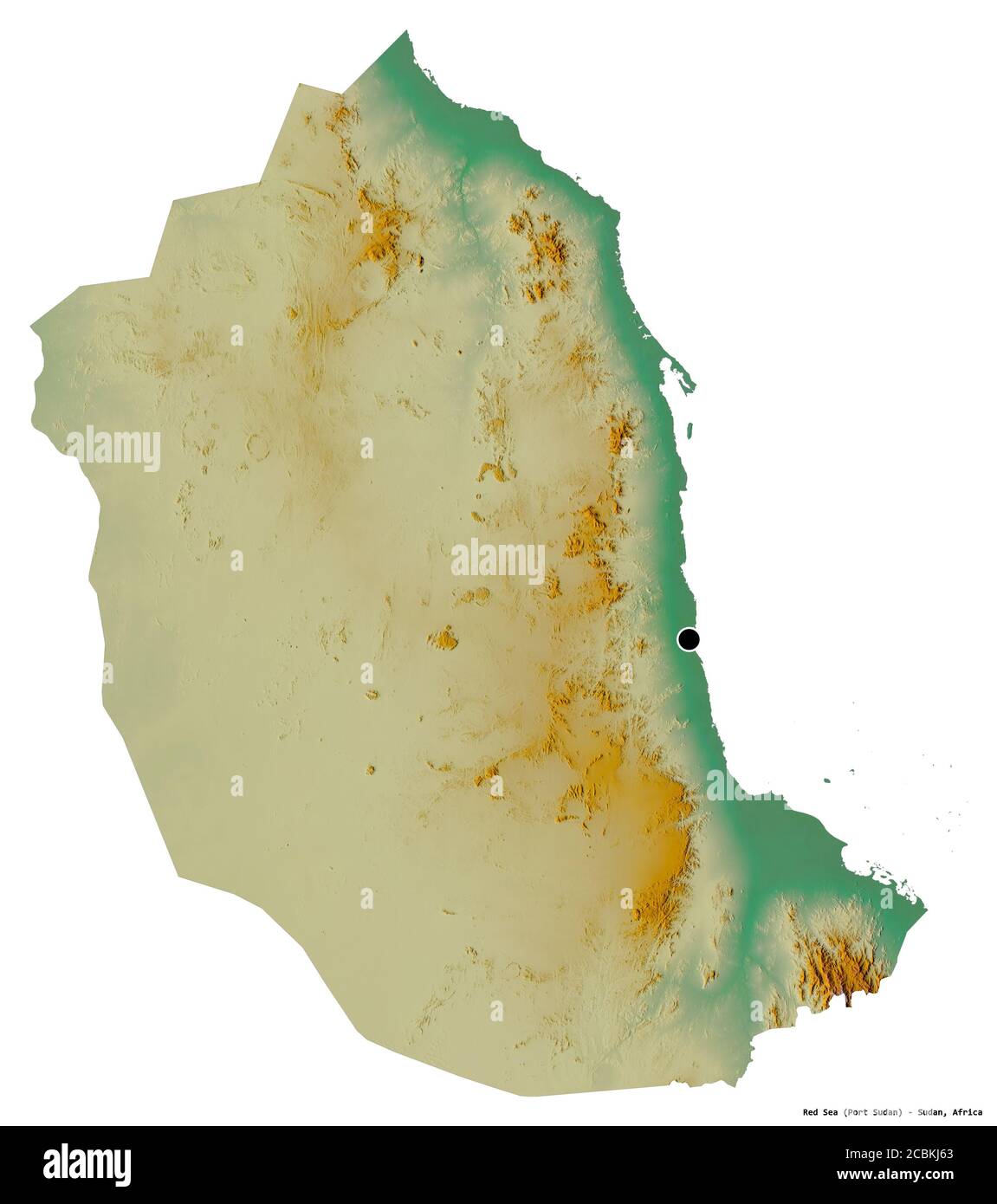 North Kurdufan, state of Sudan. Elevation map colored in wiki style with  lakes and rivers. Locations and names of major cities of the region. Corner  a Stock Photo - Alamy