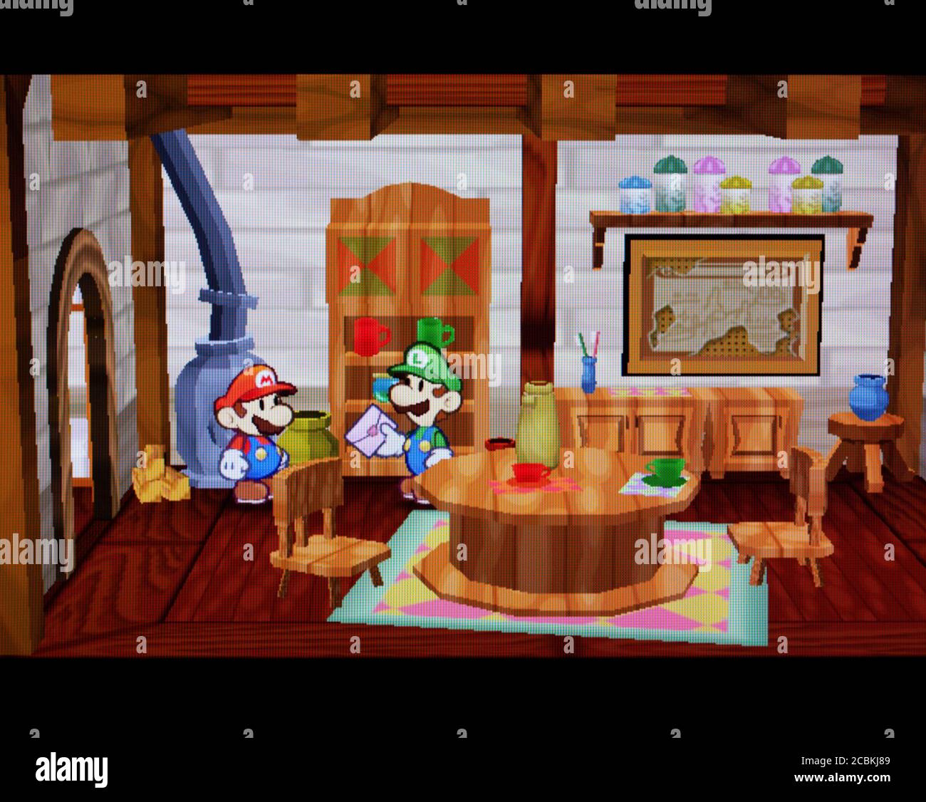 Paper Mario The Thousand Year Door Nintendo Gamecube Videogame Editorial use only Stock