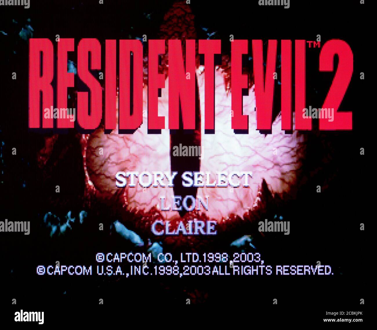 Resident Evil 2 - Nintendo Gamecube Videogame - Editorial use only Stock Photo
