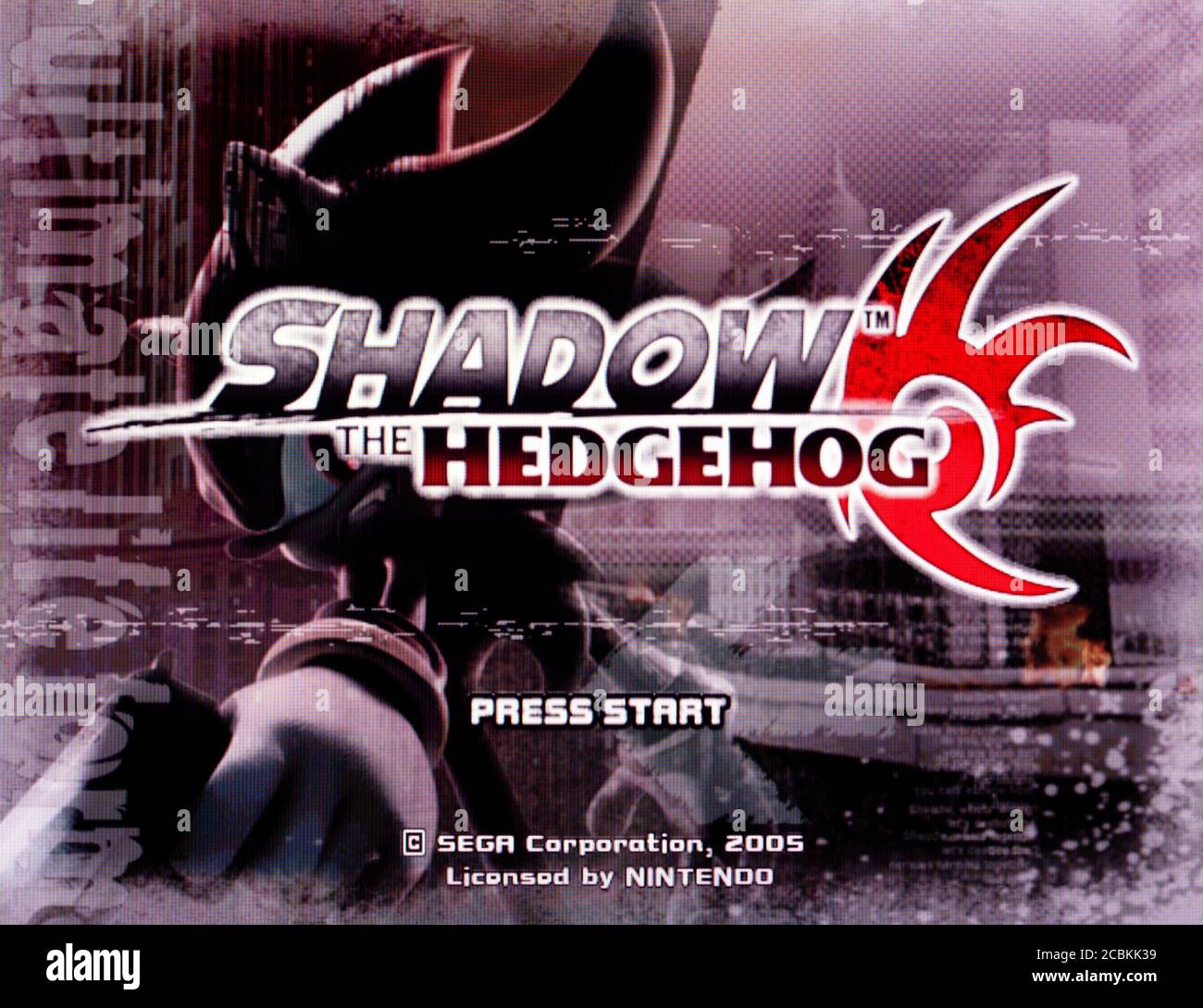 Shadow The Hedgehog Nintendo Gamecube Videogame Editorial use only Stock Photo Alamy