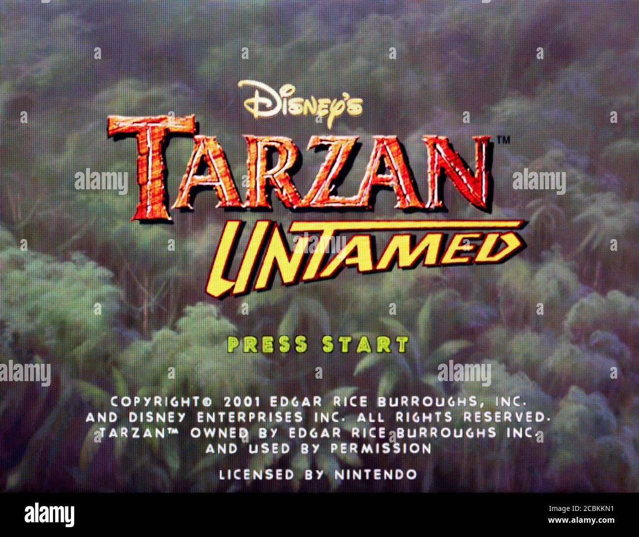 Disney's Tarzan Untamed - Nintendo Gamecube Videogame - Editorial use only Stock Photo