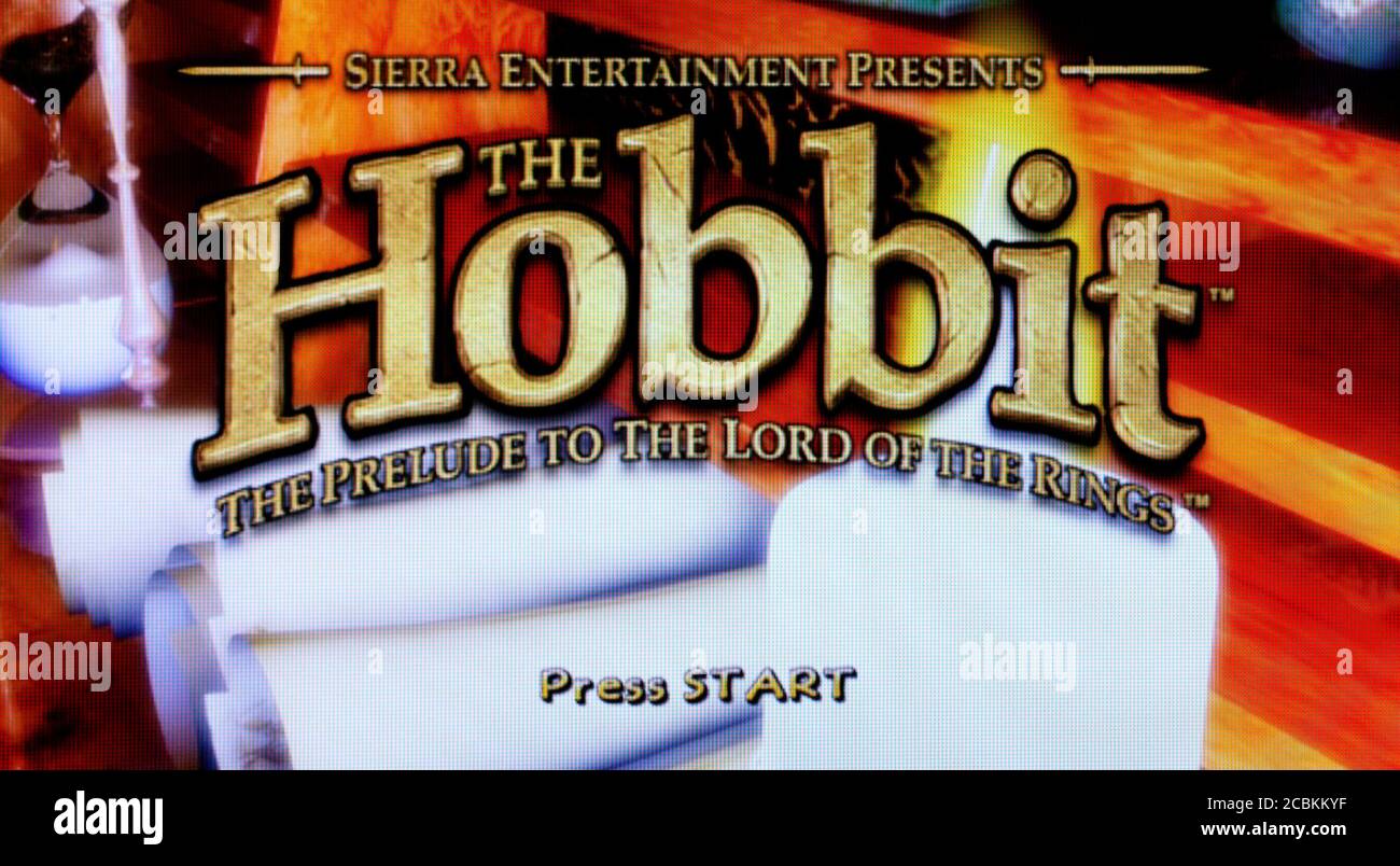 The Hobbit - Nintendo Gamecube Videogame - Editorial use only Stock Photo