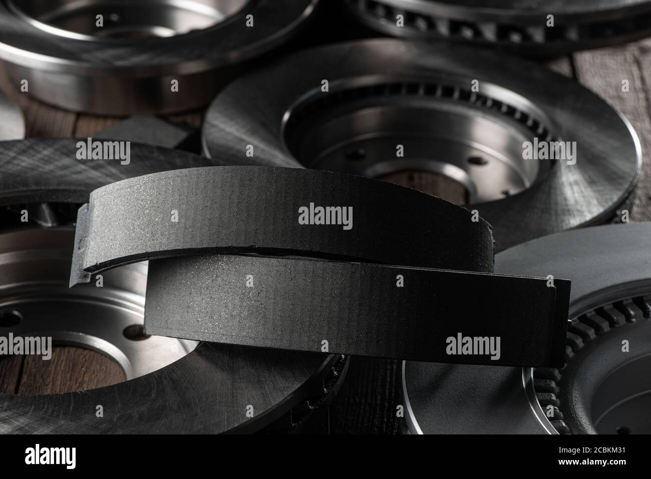 Closeup on parts of braking system of car Stock Photo Alamy