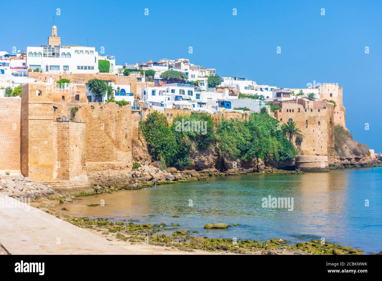 Medina of Rabat from the sea, Morocco Stock Photo - Alamy