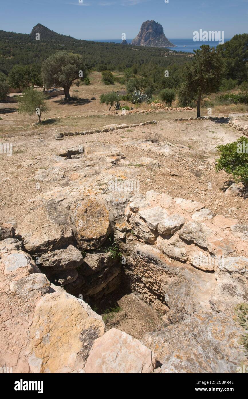 View of Stone building in rural landscape Stock Photo - Alamy